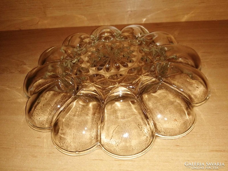 Egg serving glass bowl - dia. 25 cm (b)