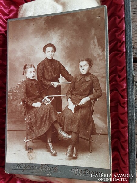 Régi antik Pozsony családi fotó