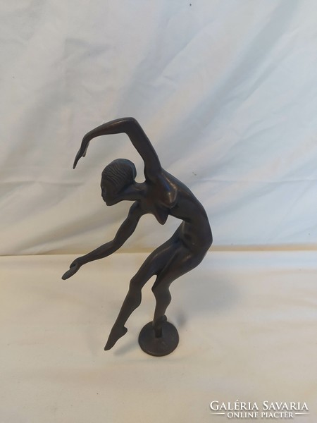 Art deco bronze statue - messer
