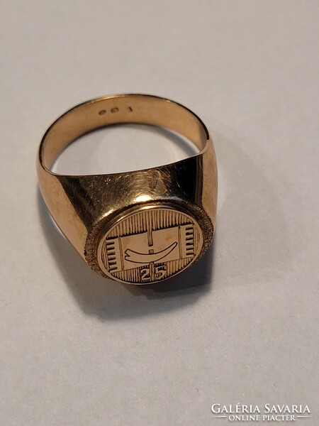 14k arany pecsétgyűrű (8g) SZÉP!