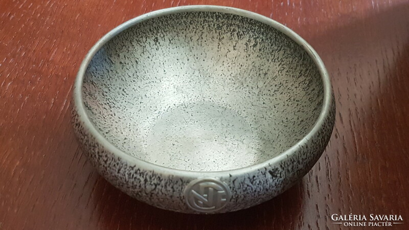 Eik norway herdet tinn - pewter bowl, bowl, dish, offering - with date marking