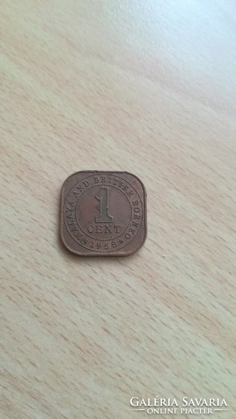 Malaysia - malaya & britisch borneo 1 cent 1958