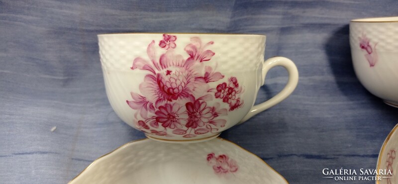 Beautiful, rare tea cups from Herend. They are of good age.