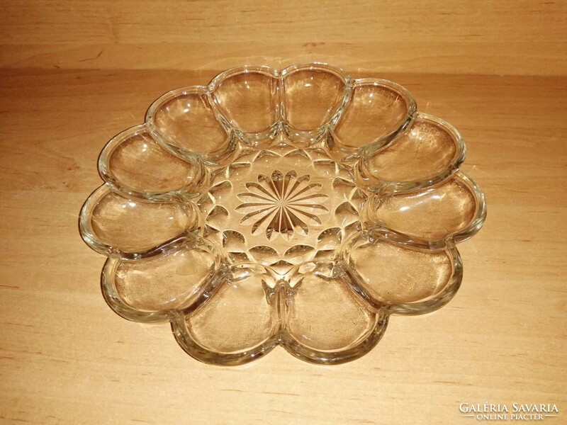 Egg serving glass bowl - dia. 25 cm (b)