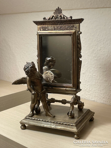 Putto with easel