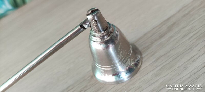 Silver plated candle tap
