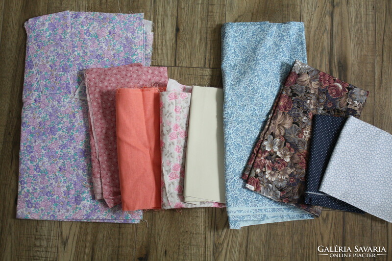 Pamut  textil anyagok - teljesen új, hibátlanok