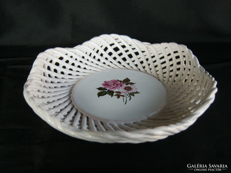 Bodrogkeresztúr ceramic bowl pink