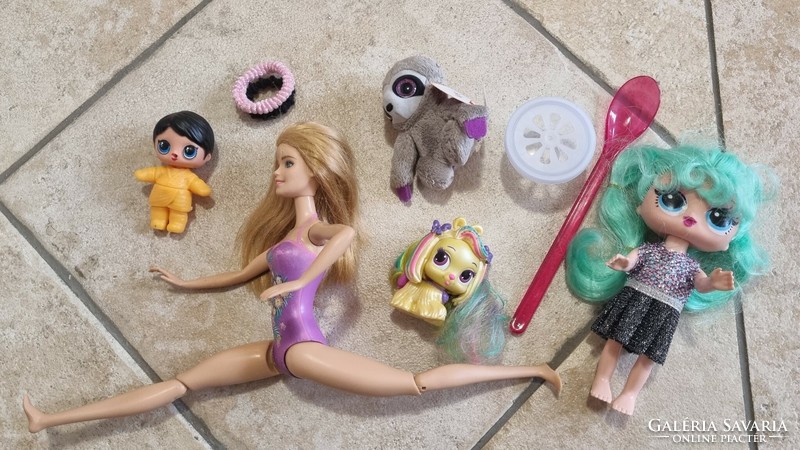 Eredeti Mattel Barbie baba, Disney, ty játék plüss, játékcsomag 1.