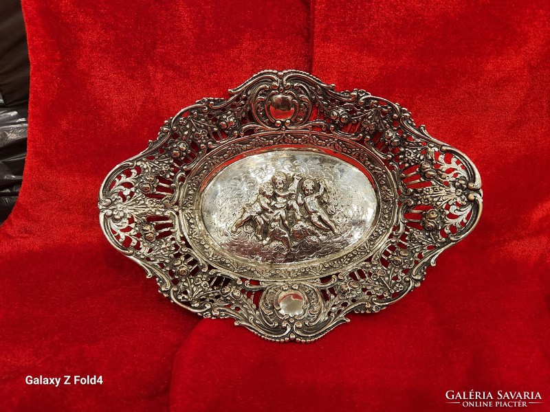 Kínáló Barokk stílusú 800 ezüst