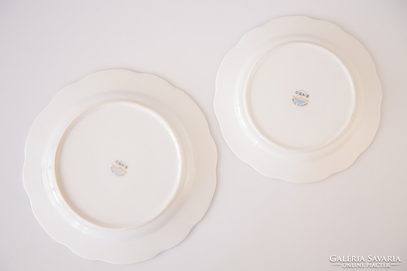 Porcelain plates with Chinese patterns