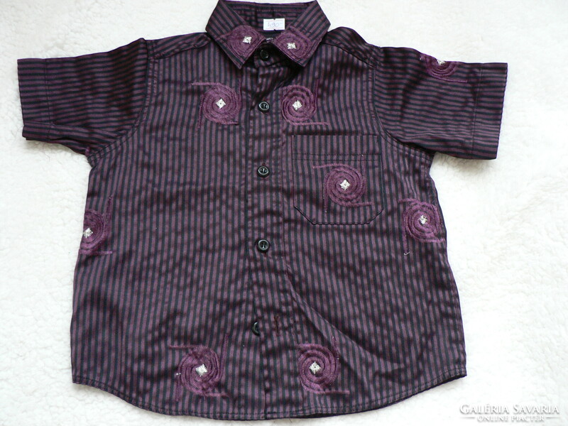 Vagan boy in a silk shirt for 2-3 years old