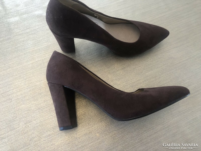 Fashionable black high heels