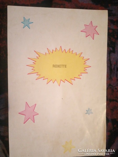 Roxette autogram kártya !