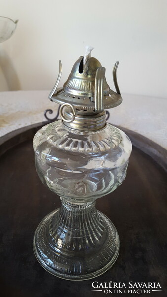 Bird-like thick glass kerosene lamp