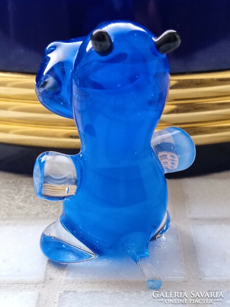 Glass animal from Murano, water horse from the Kancs club