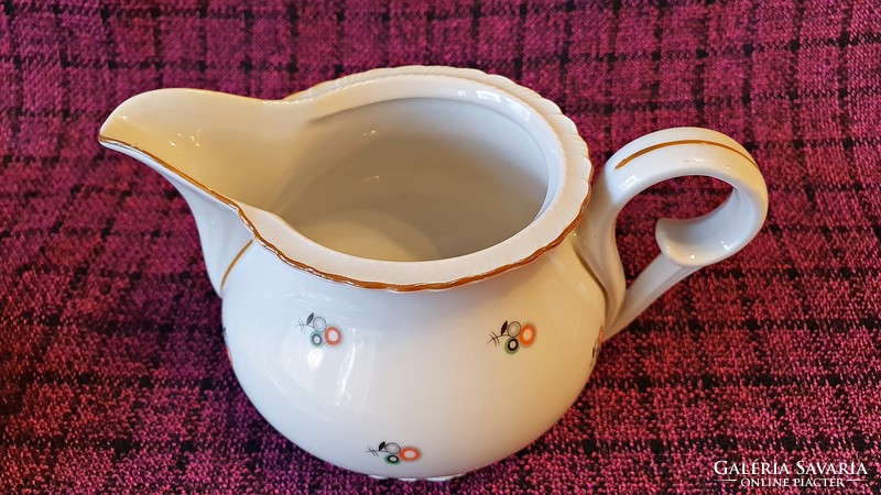 EPIAG Royal, Csehszlovák porcelán, hiányos kávés készlet darabja. 1 db. tejszínes kancsó.