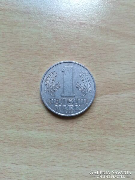 Németország ( Kelet-Németország, NDK) 1 Deutsche Mark 1962