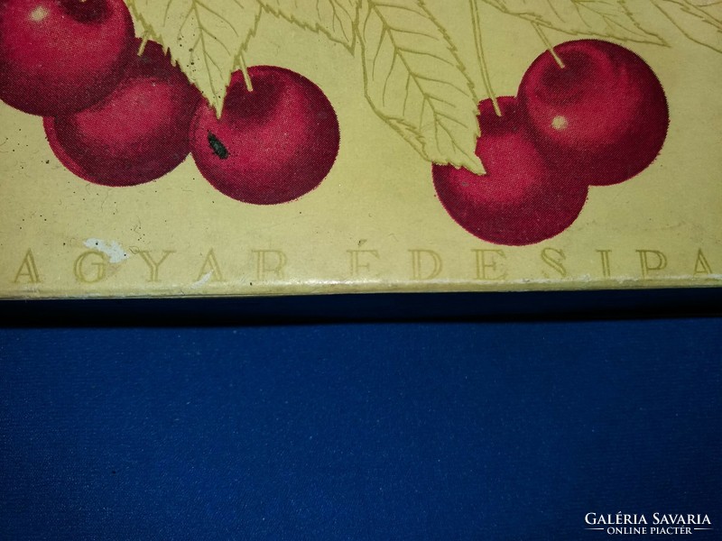 1969.Hungarian confectionery company cognac cherries bonbon paper box 18 x 11 x 4 cm according to pictures