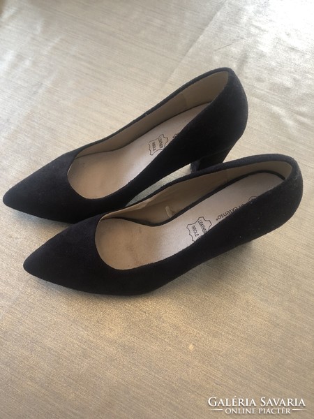 Fashionable black high heels