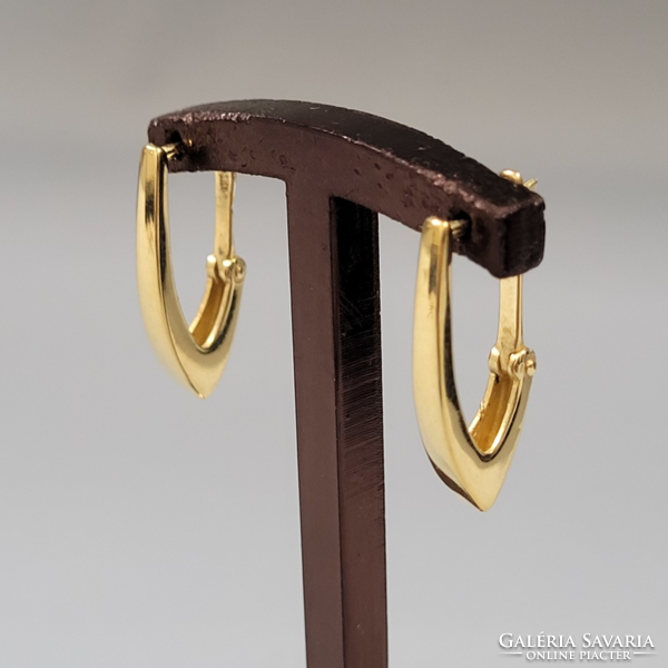 14 K gold women's earrings, 3.65 g