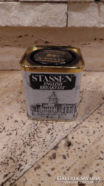 Stassen English Breakfast tea pléhdoboz