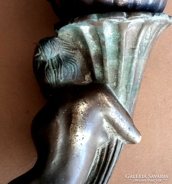Bronze Art Deco wall arm lamp negotiable