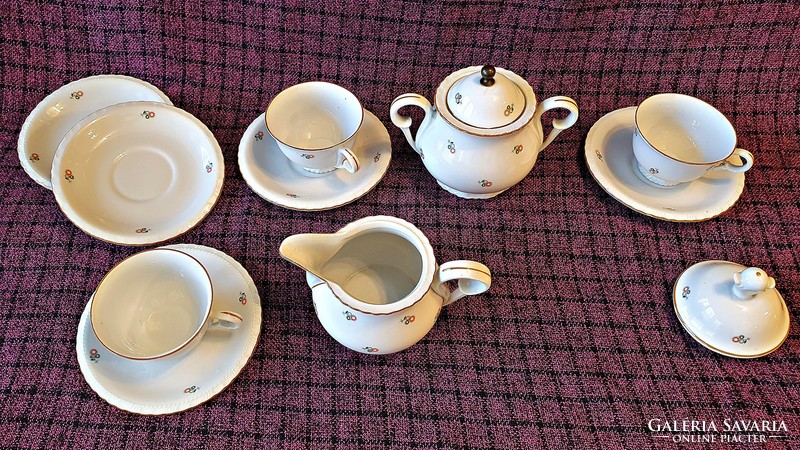 Epiag royal, Czechoslovak porcelain, pieces of an incomplete coffee set.