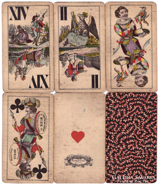 171. Tarokk kártya Piatnik Bécs 1890 körül