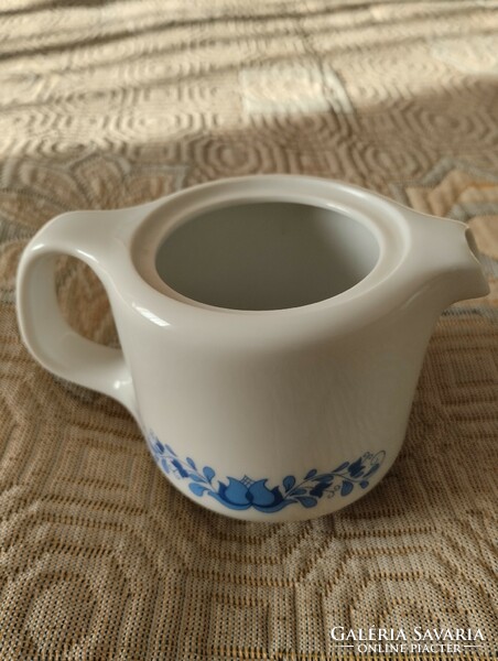 Alföldi porcelain pourer with blue Hungarian pattern