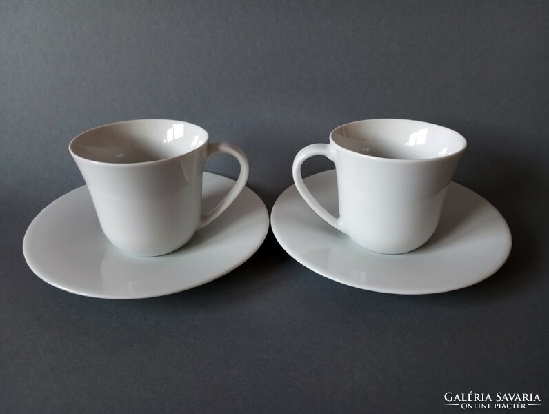 A rare pair of Alessi teacups, designed by Toyo Ito in 2008