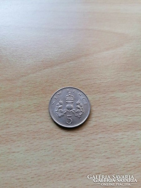 Egyesült Királyság - Anglia 5 Pence 1970   Ø23,6mm