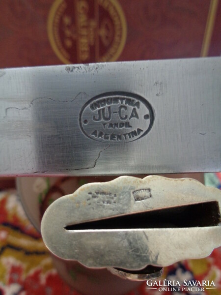 Vintage  Jelzetttőr JU-CA Tandil Industria Argentína kés–