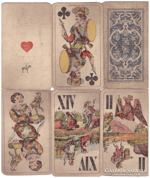 166. Tarokk kártya Játékkártyagyár és Nyomda Budapest 1950 körül