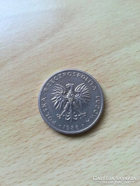 Lengyelország 20 Zlotych 1986 Ø26 mm  aUNC