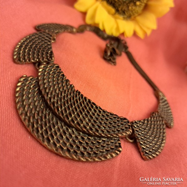 Craftsman copper necklaces. 4 cm