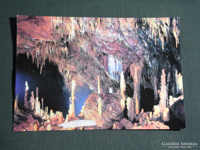Postcard, aggtelek jósvafő, baradla stalactite cave, cave detail