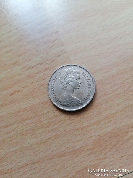 Egyesült Királyság - Anglia 10 Pence 1973  Ø28,5mm
