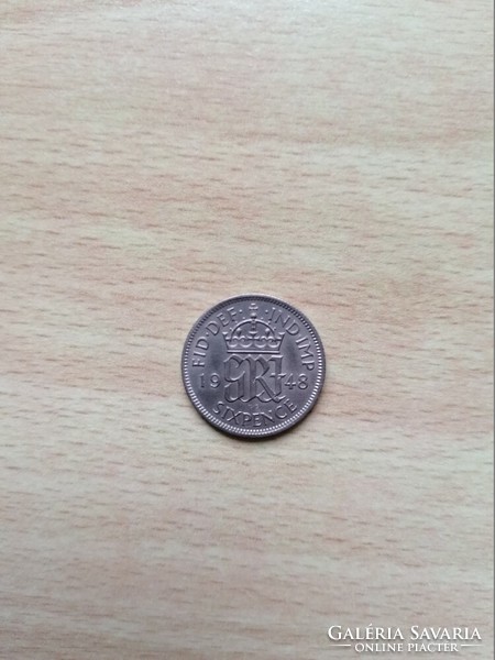 United Kingdom - England 6 pence 1948