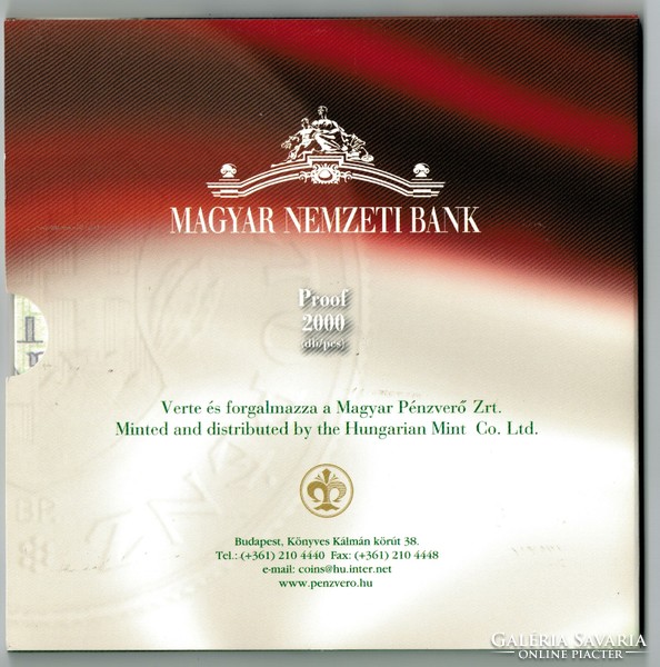 2006 Magyarország pénzérméi PROOF Hatvanéves a forint  ezüst pp 1946  forinttal