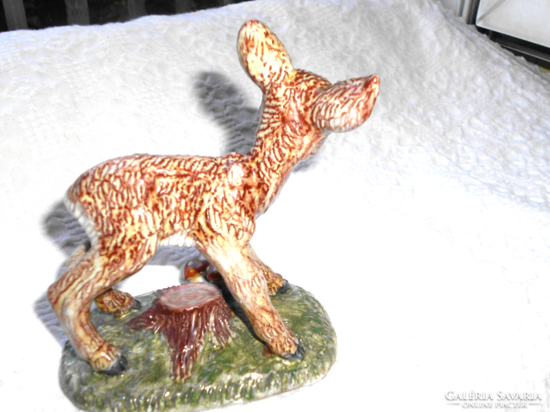 Marked Izsépy margit deer ceramic figure