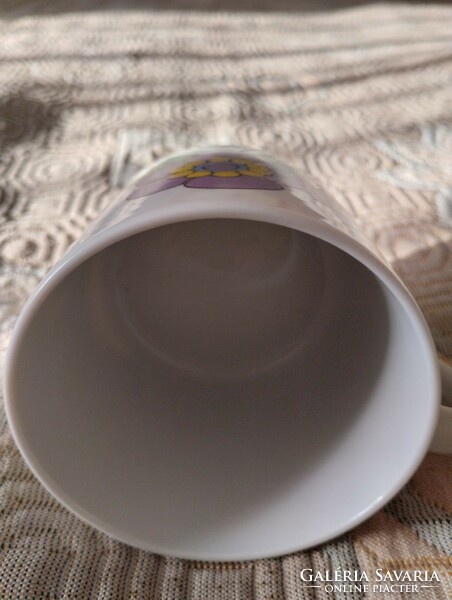 Alföldi porcelain mug with a hippie pattern