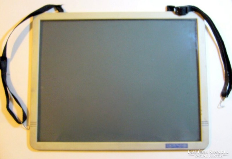 LEÁRAZVA Régi ritka TV képernyő szűrő vagy 14-15 collos monitorszűrő üveg antik darab -sötét üveg-vi