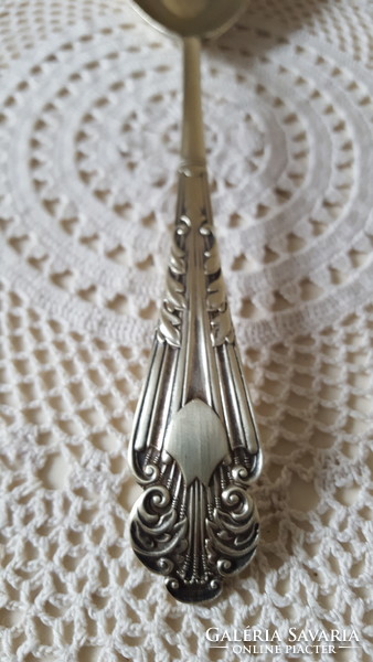 Beautifully crafted silver-plated serving spoon