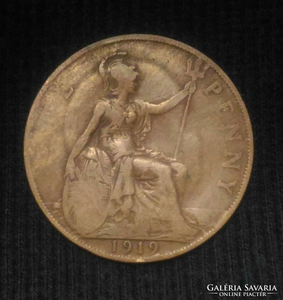 Anglia One penny 1912 - 0038