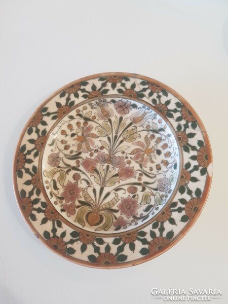 Zsolnay antik tányér 14.cm