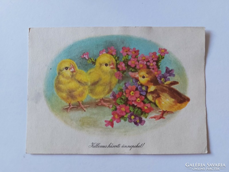 Régi húsvéti képeslap 1987