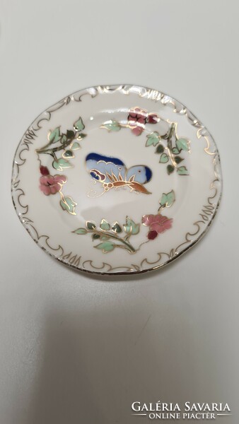 Zsolnay 2 db mini Pillangós tányérka #1796
