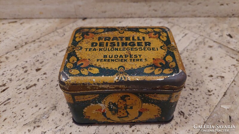 Fratelli deisinger tea tin box Budapest