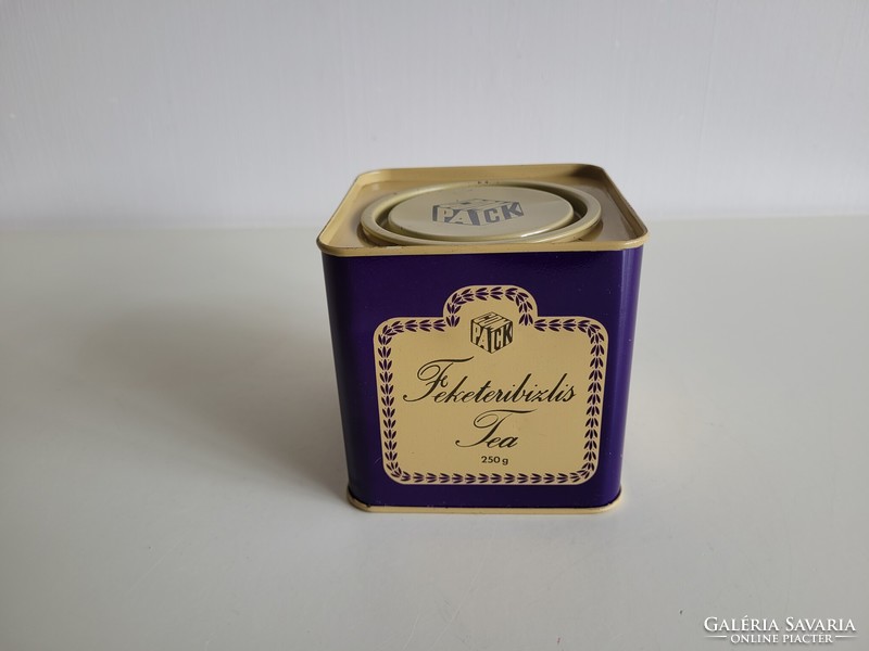 Compack old retro unopened tea tin tin metal box